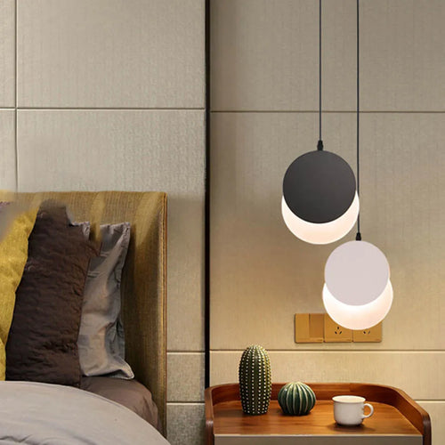 suspension moderne lumière décorative design lune intérieur - vue 3 sur 10