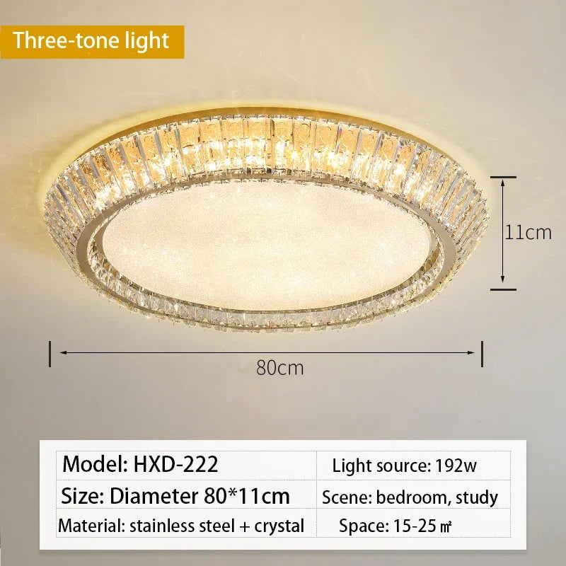 plafonnier en cristal de luxe pour décoration intérieure élégante - vue 10 sur 10