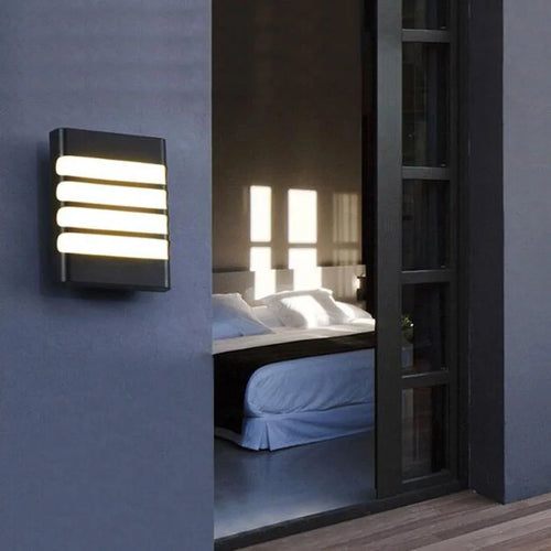 Applique murale extérieure de rue lampe étanche balcon lampe de jardin à LED couloir allée escalier Terrance applique luminaire - vue 4 sur 10