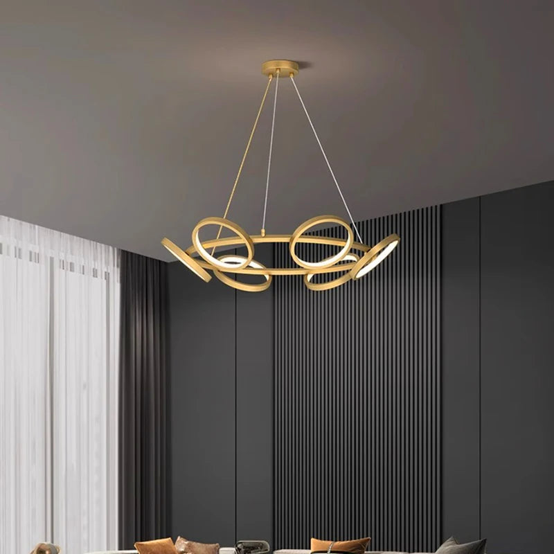Lustre moderne pour salle à manger pour plafond du salon éclairage intérieur - vue 3 sur 11