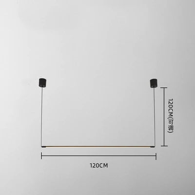 suspension LED design nordique minimaliste en aluminium