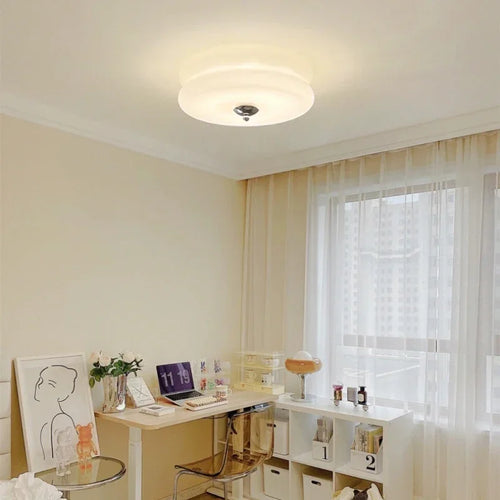 plafonnier en verre design pour un éclairage moderne élégant - vue 4 sur 10