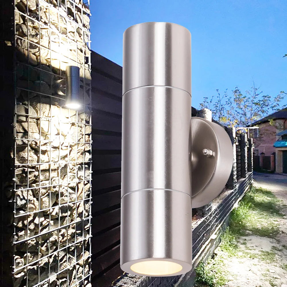 Applique murale LED en acier inoxydable - vue 5 sur 6