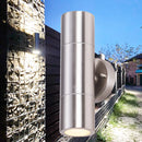 Applique murale LED en acier inoxydable