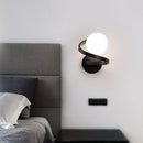 Applique murale led verre moderne intérieur loft miroir façade