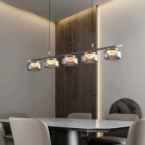 lustre minimaliste italien haut de gamme pour éclairage moderne - vue 2 sur 12