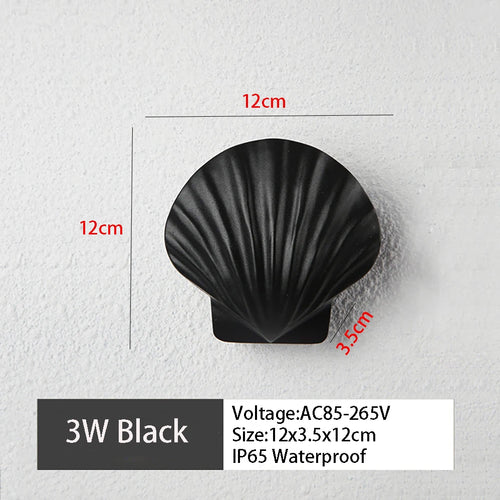 applique murale led design moderne étanche pour extérieur jardin - vue 10 sur 10