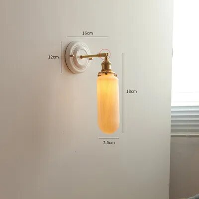 applique murale led iwhd nordique japonaise - vue 12 sur 23