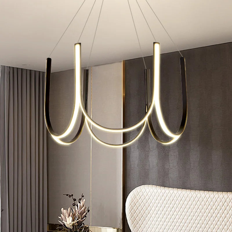 suspension led design italien pour un éclairage moderne - vue 3 sur 8