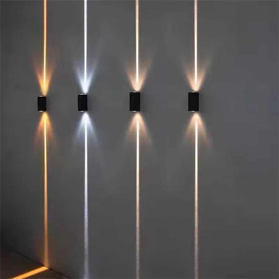 applique murale led extérieure moderne étanche en aluminium - vue 6 sur 15