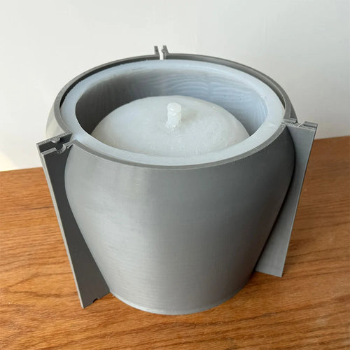moule en silicone pour jardinière en béton nordique décoratif - vue 4 sur 9