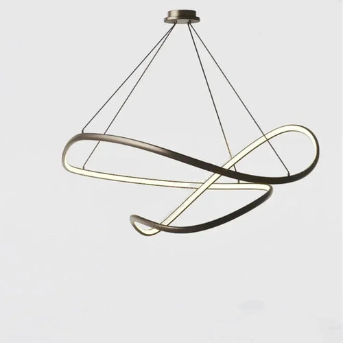 lustre led moderne suspendu pour décoration intérieure - vue 4 sur 10