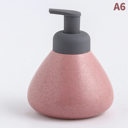 bouteille céramique distributeur savon liquide et gel douche - vue 8 sur 18