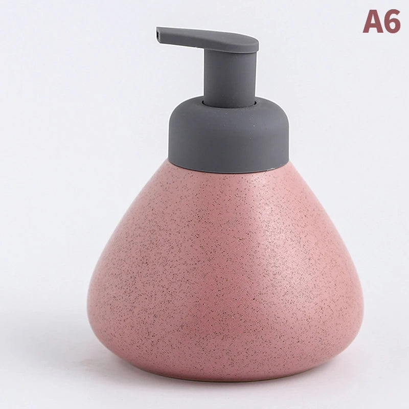 bouteille céramique distributeur savon liquide et gel douche - vue 7 sur 18