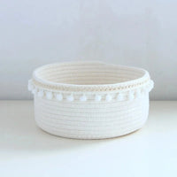 panier de rangement tissé polyvalent pour jouets et accessoires