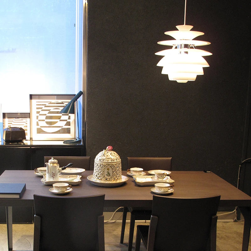 Lustre en aluminium postmoderne design nordique loft - vue 3 sur 8