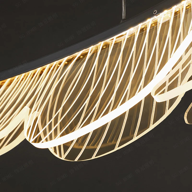 Lustre plafond salle à manger intérieur - vue 5 sur 9
