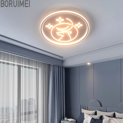 plafonnier rond led pour un éclairage intérieur moderne et élégant - vue 2 sur 9