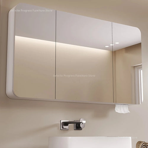 armoire intelligente avec rangement éclairé et toilettes séparées - vue 5 sur 14
