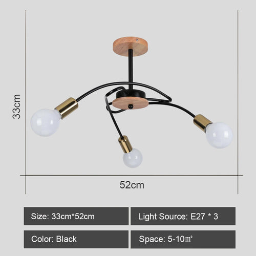 lustre sputnik moderne style industriel pour intérieur élégant - vue 18 sur 19