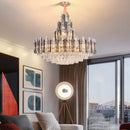 lustre suspendu en cristal à intensité variable design moderne
