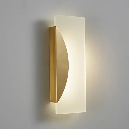 applique murale moderne en cuivre à led pour décoration intérieure - vue 3 sur 8