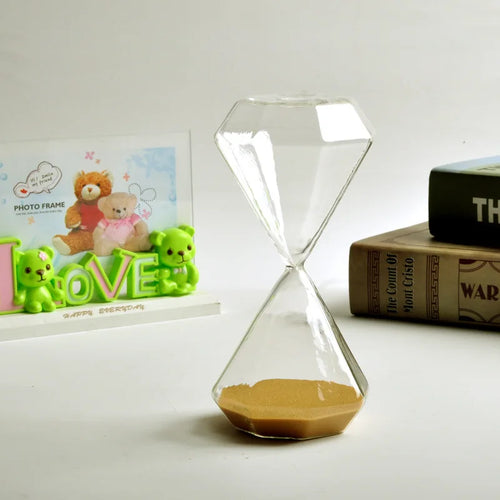 sablier en diamant 5 minutes idéal pour enfants décoration originale - vue 13 sur 16