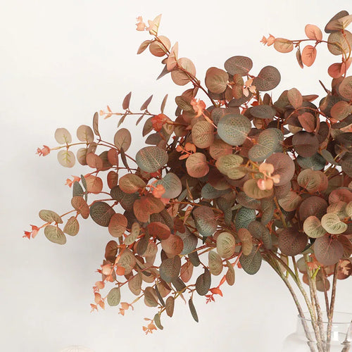 branche d'arbre d'eucalyptus luxueuse décoration plante artificielle - vue 3 sur 9