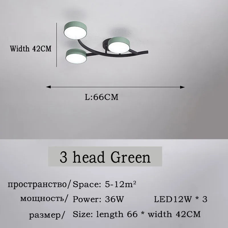 plafonnier led design moderne pour éclairage intérieur élégant - vue 7 sur 17