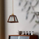 suspension vintage haitang en bois massif et verre shanghai