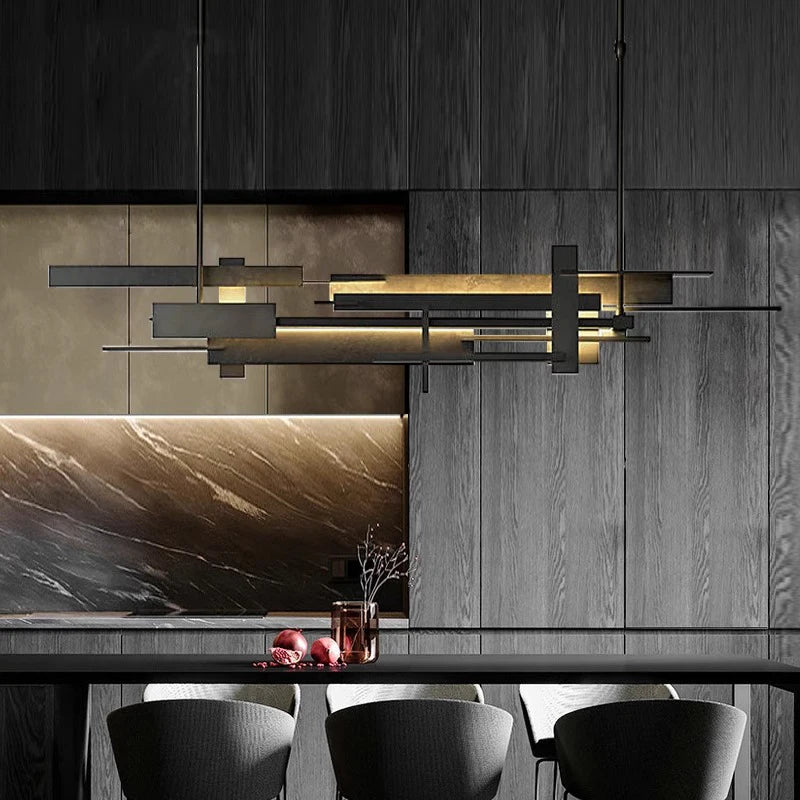Lustre design LED design moderne décoratif intérieur - vue 3 sur 11