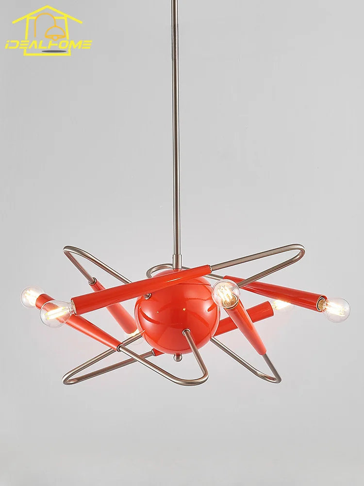 suspension décorative postmoderne style médiéval et bauhaus - vue 4 sur 6