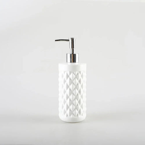 distributeur de désinfectant et savon en céramique design élégant - vue 6 sur 6
