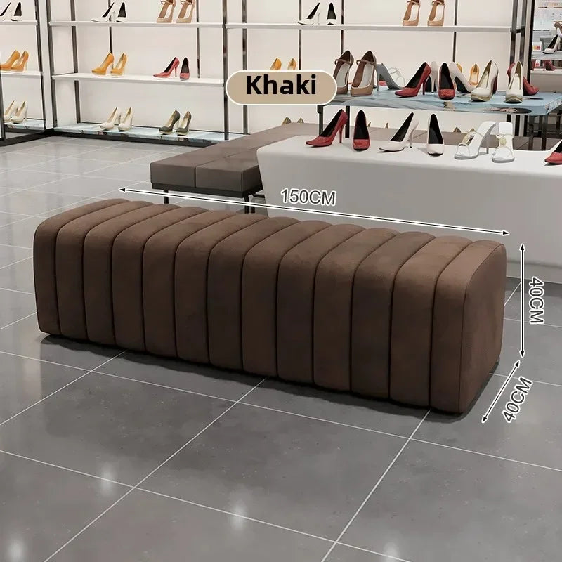 banc à chaussures design moderne avec repose pieds doux et confortable - vue 16 sur 26