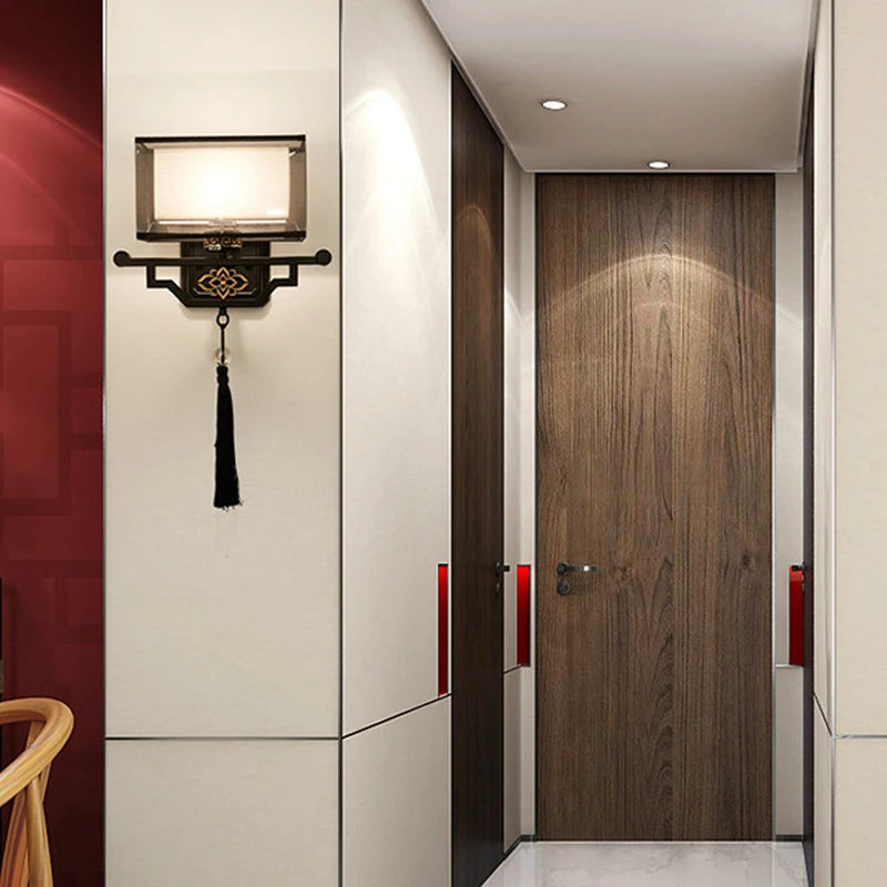 applique murale en tissu style chinois pour intérieur moderne - vue 4 sur 11