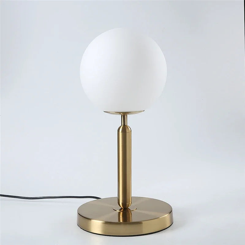 lampe de bureau moderne en verre pour décoration intérieure - vue 5 sur 7