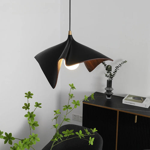 lustre moderne en résine led design créatif - vue 2 sur 9