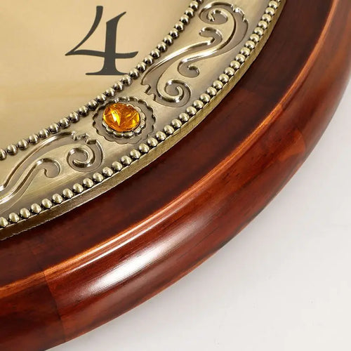 horloge murale silencieuse rétro design 3d pour décoration moderne - vue 7 sur 13