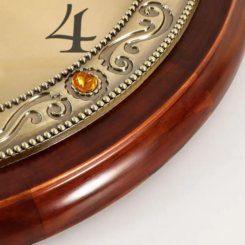 horloge murale silencieuse rétro design 3d pour décoration moderne - vue 6 sur 13
