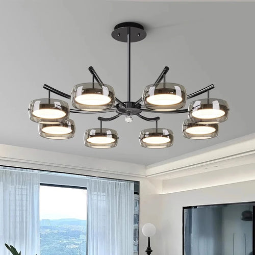 lustre décoratif éclairage intérieur suspendu pour salon - vue 3 sur 8