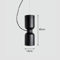 suspension nordique led en fer forgé design moderne