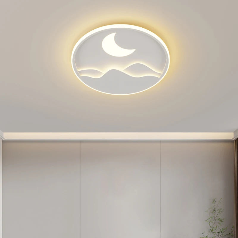 plafonnier moderne à leds pour un éclairage intérieur simple et élégant - vue 5 sur 8