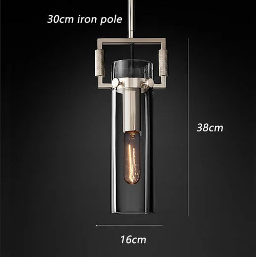 suspension industrielle en verre pour décoration intérieure - vue 11 sur 15