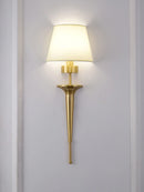 applique murale classique en cuivre led pour décoration maison