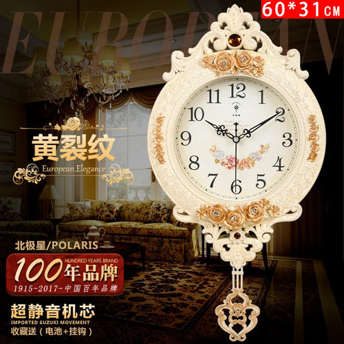 horloge murale de luxe silencieuse style moderne pour décoration intérieure - vue 12 sur 11