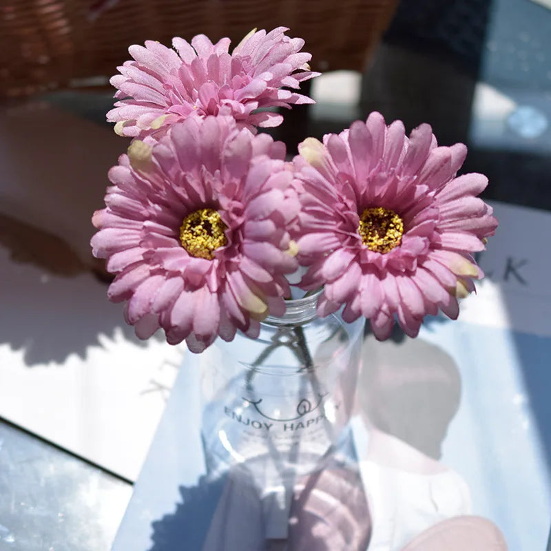fleurs de gerbera artificielles pour décoration de fête et mariage - vue 12 sur 13