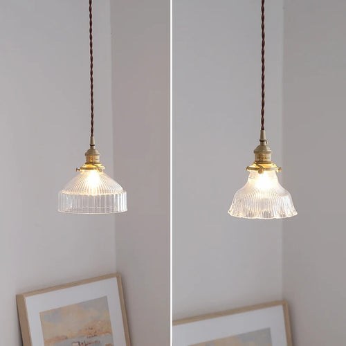 suspension vintage en verre japonais pour éclairage de loft - vue 5 sur 8