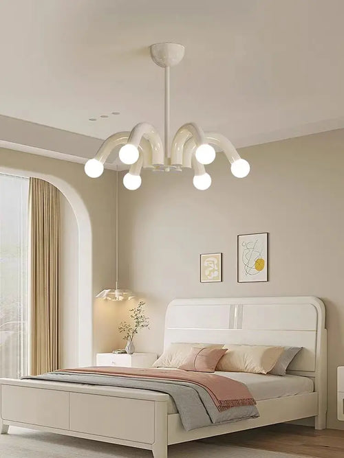 suspension moderne en métal art déco - vue 4 sur 9