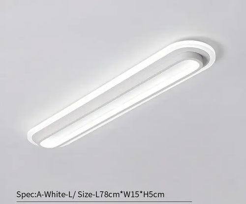 plafonnier moderne à bande led pour éclairage intérieur - vue 8 sur 12