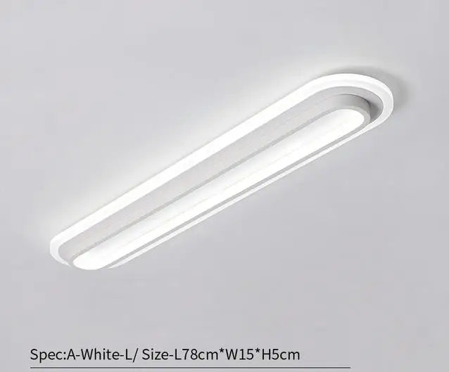 plafonnier moderne à bande led pour éclairage intérieur - vue 7 sur 12